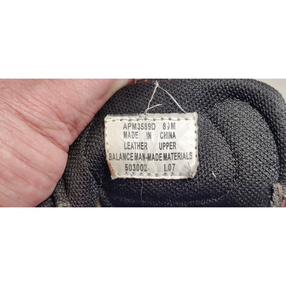 Rockport Elmbridge Mens Size 8.5M Brown Black Leather and Textile Lace-Up Boots - Picture 7 of 10